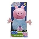 Peppa Pig glow Friends Talking Peppa, preschool interactive soft toy, with lights up face and sound effects, gift for 3-5 year old