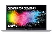 Acer Swift X SFX14-41G 14 Inch Laptop - (AMD Ryzen 7 5800U, 16GB, 1TB SSD, NVIDIA GeForce RTX 3050Ti, Full HD Display, Windows 11, Blue/Silver)