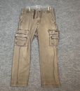 Pantalones de carga Unionbay para hombre 33 beige/verde holgados hip hop patín Y2K angustia
