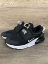 Nike Air Max 270 Extreme Black White Shoes CI1107-001 Youth Size 2.5Y