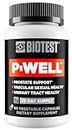 Biotest P-Well Prostate Health Supplement NO Booster - Advanced Urinary Tract Support - Pomegranate Punicalagins 180mg, Cranberry 500mg, Lycopene 30mg Per Serving – 90 Capsules