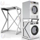 Dryer Stand Adjustable Front Loading Washer Machine & Dryer Holder Shelf