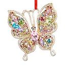 PETCEE Butterfly Christmas Ornaments 2023 Butterfly Hanging Ornaments for Christmas Tree Decorations Butterfly Keepsake Gifts for Girls Sisters Mom Grandma Women