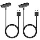 EXMRAT Replacement Charger Compatible for Fitbit Inspire 2, Charging Cable Dock Accessory for Inspire 2 Fitness Tracker (2-Pack, 3.3 ft)