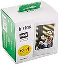 Instax 70100146437 Mini Film pack de 4 x 10 fotos (40 fotos)