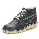 Kickers Men's Kick Hi Classic Ankle Boots, Extra Comfortable, Added Durability, Premium Quality, Blue Navy White, 6.5 UK, Blue Navy White, 7 US