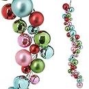 RAZ Imports - 4' Multi Color Christmas Ornament Ball Garland for Christmas Trees or Staircase …