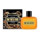 Villain On The Rocks Eau De Parfum For Men 100ml | Premium Long-Lasting Mens Fragrance | Woody, Citrus - Luxury Perfume| Ideal Gift for Men