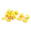 Aexit 10Pcs Plastic Prototype Test Fixture Latch Yellow White for PCB Board (eecd964291919ed029dac2ac4b01415b)