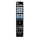 Emoshayoga Télécommande Smart TV, Remplacement de la télécommande de télévision Universelle pour LG AKB73615303 Noir