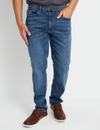 RIVERS - Mens Jeans - Blue Full Length - Solid Cotton Pants - Denim Work Clothes
