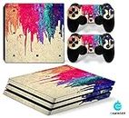 PlayStation 4 Pro Design Sticker Skin Set for console + 2 controllers - coloured