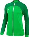 Nike Womens Jacket W Nk Df Acdpr Trk Jkt K, Green Spark/Lucky Green/White, DH9250-329, S