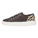 Hey Dude Women's Cody Crafted Mix Leopard Size 5 | Women's Shoes | Women Slip-on Sneakers | Comfortable & Light-Weight