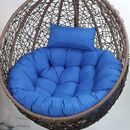Soft Cushion For  Swing Hanging Egg Chair Garden Home Outdoor Patio Balcony Blue