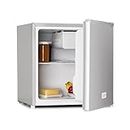 KLARSTEIN 50L1-SG - Minibar, Mini-réfrigérateur, Réfrigérateur à Boissons, F, 40 litres, env. 47x49,5x44,4 cm (LxHxP), Fonctionnement Silencieux, 1 étagère, Température réglable, Argent