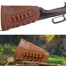 Vintage Full Leather Rifle /Shotgun Buttstock Cover for .22LR .357 .308 12GA