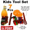 Kids/Children DIY Workbench Tools Pretend Role Play Toy Set/Hat Belt Hammer