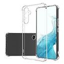 A Accessories kart for Samsung A34 5G,Samsung A34 5G Phone Case Clear Transparent Reinforced Corners TPU Shock-Absorption Flexible Cell Phone Cover for Samsung A34 5G - Transparent