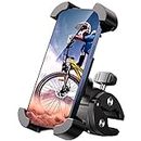 Giftorld Soporte universal para teléfono de bicicleta, bloqueo de seguridad, compatible con todas las series de iPhone y otros teléfonos celulares de 4.7 a 6.8 pulgadas