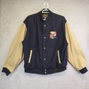Vintage Eddie Bauer Sports Shop Varsity Jacket Men’s XL Tall XLT Navy Wool 90s