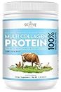 Multi Collagen Protein Powder 400g - Types I, II, III, V & X - Hydrolyzed Grass Fed Bovine, Wild Caught Fish, & Free-Range Chicken & Eggshell Collagen (1 Month Supply)