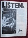 1978 altavoces estéreo KLIPSCH KLIPSCHORN anuncio impreso ~ inventor Paul Klipsch
