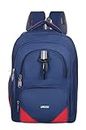 UROOJ 45 Ltrs, 43 cms School Bag Class 5-12 Large 7 partition Laptop Collage Office Travel Backpack Unisex (Dark Blue)