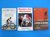 CYCLING Lot of 3 Books Womans Guide Racing Mountain Bike Maintenance Road Biking