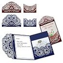 GLOBLELAND 4pcs Metal Lace Dorder Cutting Dies Stencils for DIY Scrapbooking Album Decorative Wedding Invitation Card Making