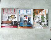 ELLE DECORATION x3 2011-2012 Magazin Home Interior Design Gartenstil Retro