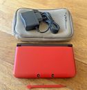Nintendo 3DS XL Rossa 4 GB - 100% FUNZIONANTE con Caribatteria e CUSTODIA