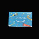 Amazon Celebrate Party NEW 2017 COLLECTIBLE GIFT CARD $0 #6144
