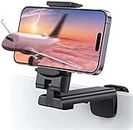 CONSILA Universal Mount Mobile Stand Holder | Airplane Phone Holder for Video Recording, Video Call, Flight & Train Food Tray Phone Mount | Office Desk Phone Holder, Desktop Phone Clamp, Content