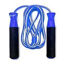 SVAAN PVC Skipping Rope for Adults - Perfect for Beginners - For Effective Training - Best in Fitness, Sports, Exercise, Workout. (BLUE)