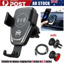 15W Wireless Car Charger Mount Gravity Holder For iPhone 15 14 Pro Max Samsung