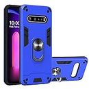 Mobile Phone Cases for LG V60 ThinQ 5G 2 in 1 Armour Series PC + TPU Protective Case with Ring Holder Phone Accessories