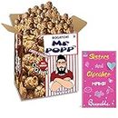 BOGATCHI Mr.POPP's Dark Chocolate Popcorn, 100% Crunchy HandCrafted Gourmet Popcorn Snacks | NO Microwave needed | Best Movie / TV Time Snack, Perfect Rakhi Gift , 250g + FREE Happy Rakhi Greeting Card