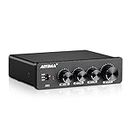 AIYIMA metal A01 Tpa3116 Power Amplifier 2.0/2.1 Ch Stereo Hi-Fi Amplifier Class D Integrated Amp For Home Speaker 100W Mini Amplificador With Bass Alto Treble Control