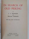 IN SEARCH OF OLD PEKING - ARLINGTON LEWISOHN - HENRI VETCH 1935