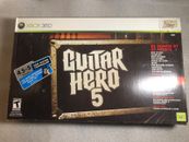 Kit de Guitarra y Juego 2009 Guitarra Hero 5 Xbox 360 - Totalmente Nuevo Sellado de Fábrica-