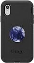 OtterBox + Pop Defender Series Case for iPhone XR - Non-Retail Packaging - Black with Dye Hard Pop