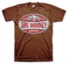 Gas Monkey Garage Since 2004 Label Fast N Loud Männer Men T-Shirt Braun Brown