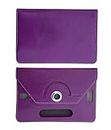 Fastway Rotating 360° Leather Flip Case for Samsung Galaxy Tab E 8.0-Purple