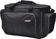 Large Insulated Fishing Tackle Holdall Bag - Black