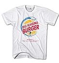 T-Shirt Uomo Big Kahuna Burger Fiction Movie Pulp - Bianco, L