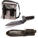 Garrett Edge Metal Detector Digger with Sheath and Camo Finds Pouch Combo