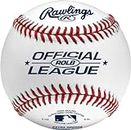 Rawlings | OFFICIAL LEAGUE Baseballs | Tournament Grade | ROLB | Youth/14U | Game/Practice Use | 12 Count