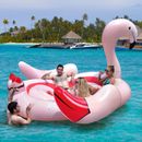 6 People Inflatable Flamingo Floating Island Ideal for Pool, Lake & River