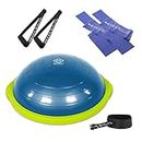 ARTZT - quality sports and health equipment Balance Trainer BOSU Balance Sport 50 cm Trainer Home Training Set Blau, 50 cm